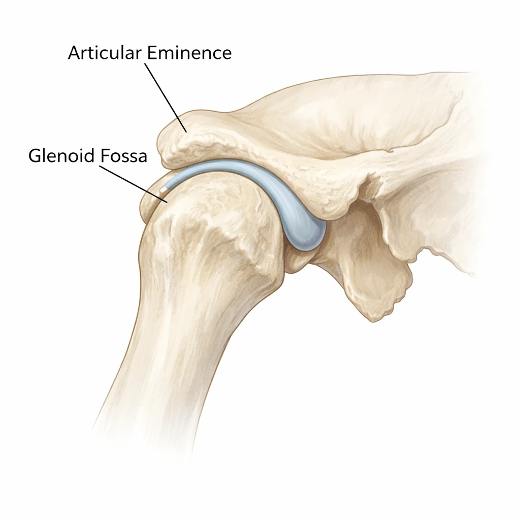 glenoid fossa and articular eminence TMJ
