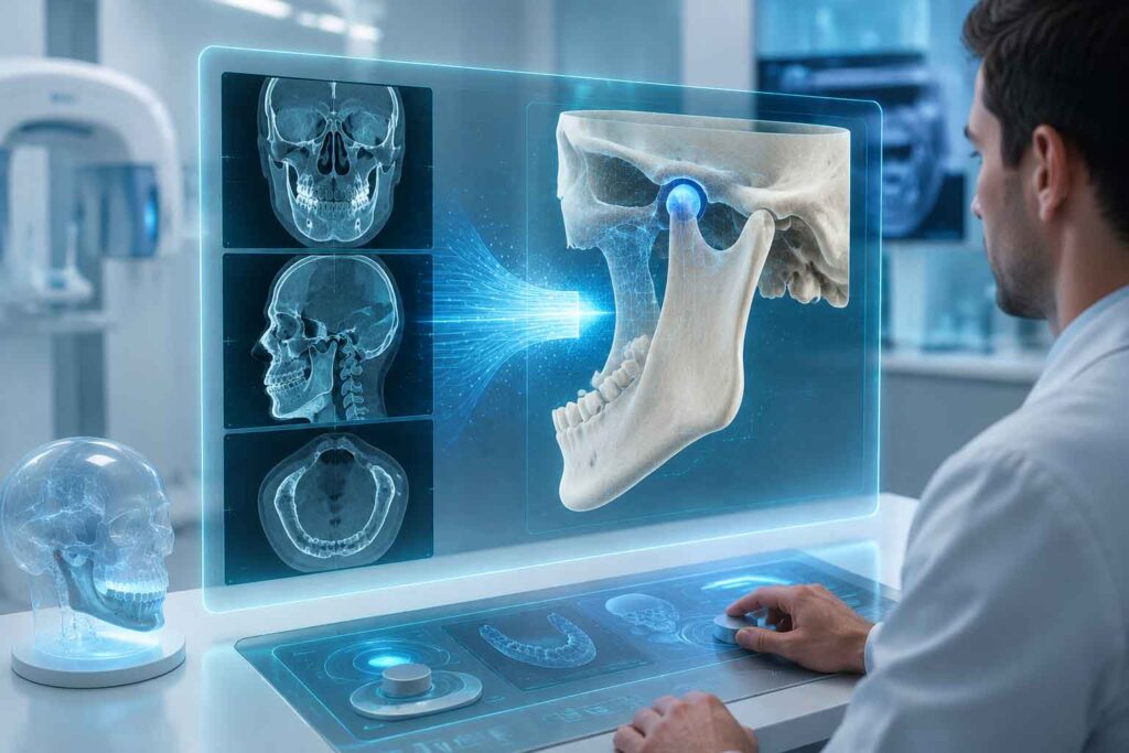 طراحی دیجیتال پروتز TMJ بر اساس تصاویر CT Scan و مدل سه‌بعدی مفصل فک
